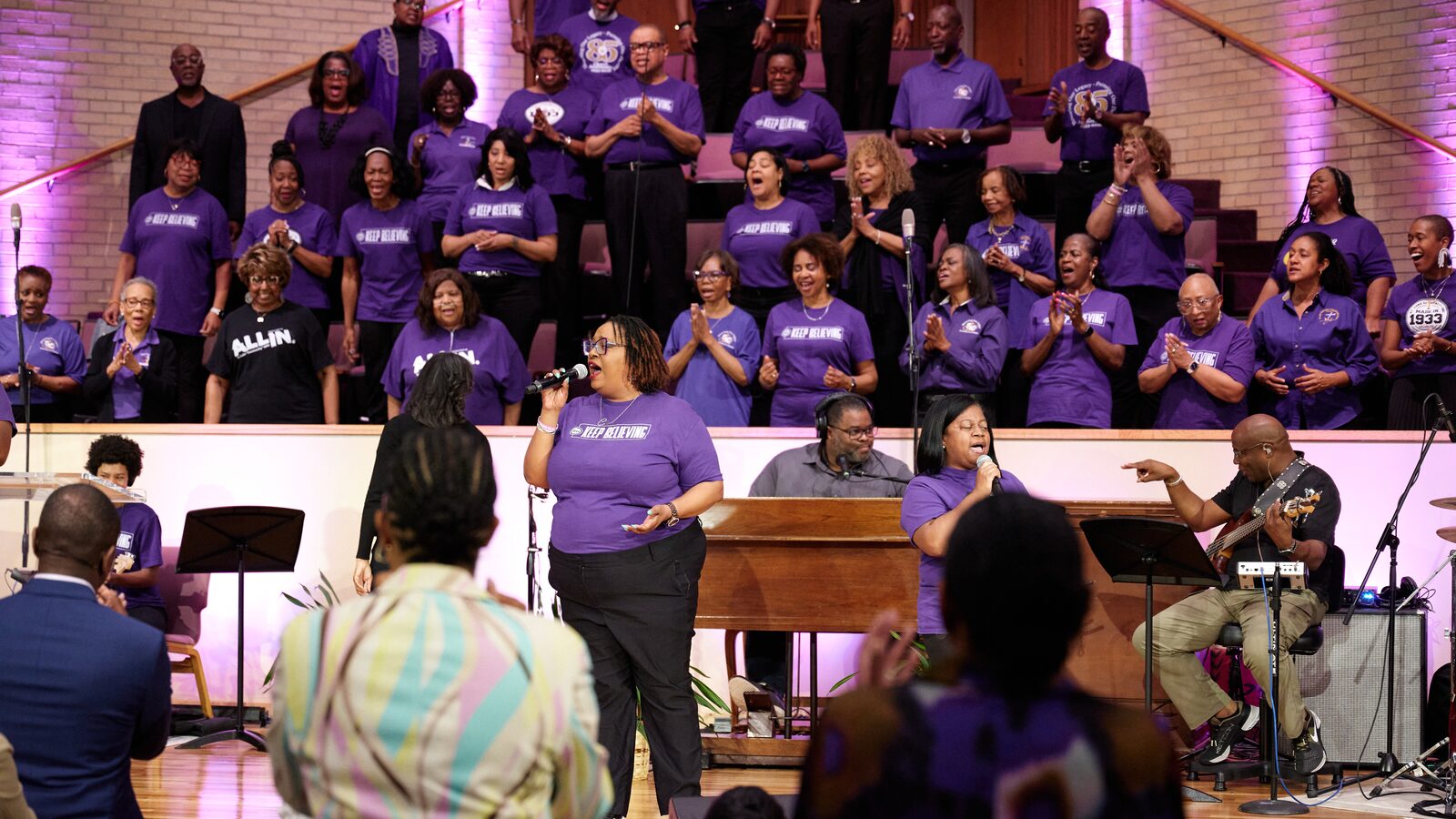 St. Luke Community UMC gathered in worship